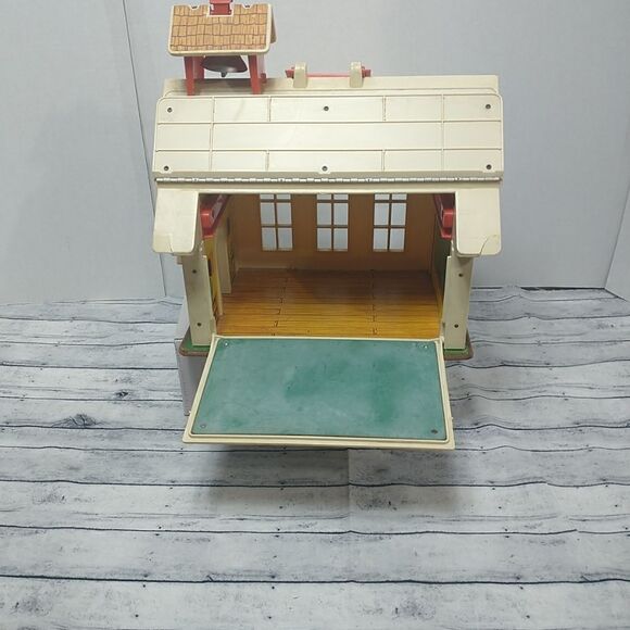 Vintage 1971 Fisher Price Little People Play Family School House #923 - Picture 7 of 12